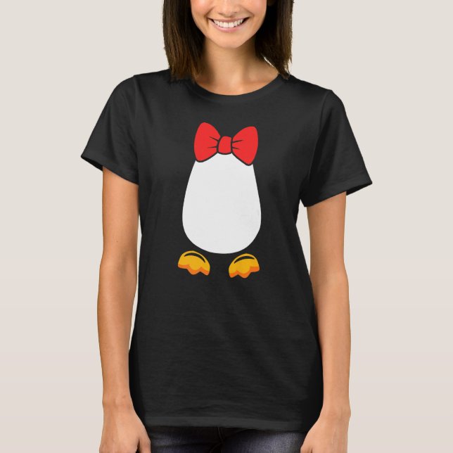 Camiseta Penguin Costume Penguin Belly Tie Penguin (Frente)
