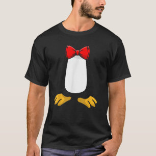 Camiseta Penguin Costume Tuxedo Dia de as Bruxas engraçado 