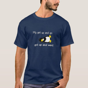 Camiseta Penguin Engraçado Mens Damas Aposentadoria Ou Aniv