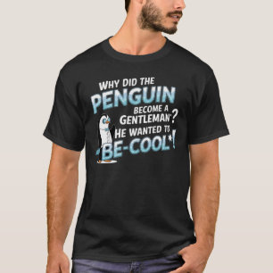 Camiseta Penguin Gentleman Be-Legal - Bonitos presentes de 
