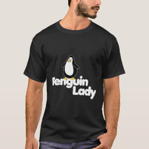 Camiseta Penguin Lady Cute Penguin Lovers Design