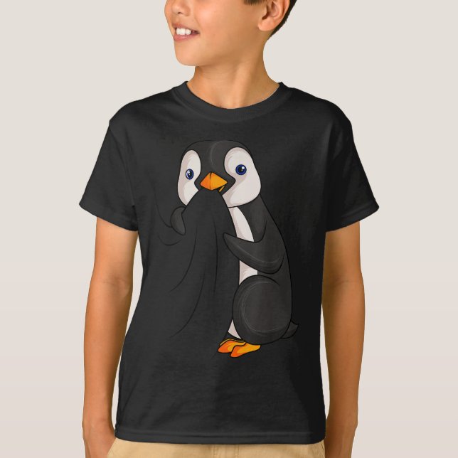 Camiseta Penguin Lover Kids Girl Women Men  (Frente)