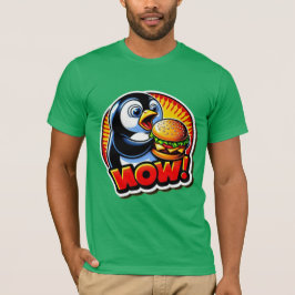CAMISETA PENGUIN LOVES CHEESEBURGER 3