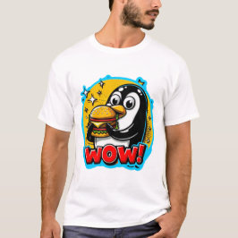 CAMISETA PENGUIN LOVES CHEESEBURGER 7