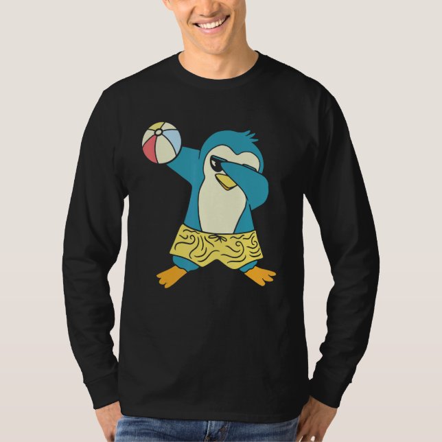 Camiseta Penguin   Pool Party Inflatable Sphere Water Ball (Frente)