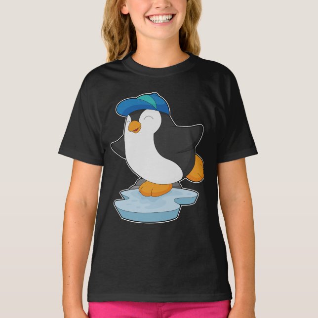 Camiseta Penguin Pupil Boné School (Frente)