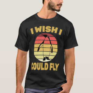 Camiseta Penguin queria poder voar o veterinário Zoo Anim