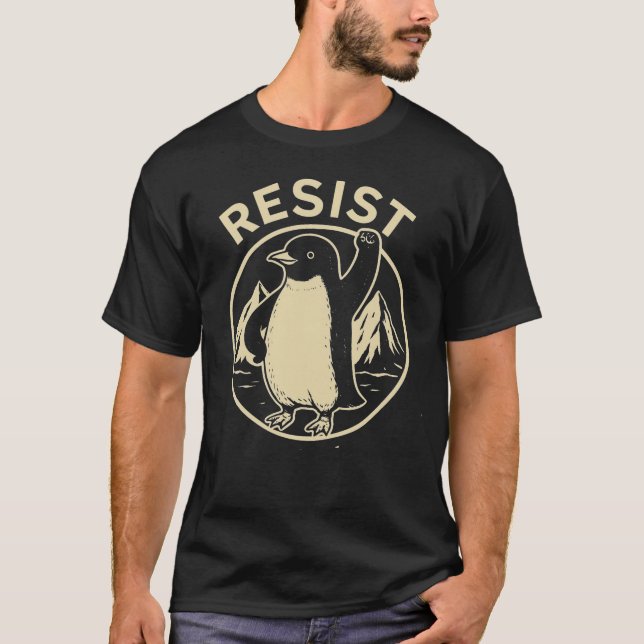 Camiseta Penguin Resist (Frente)