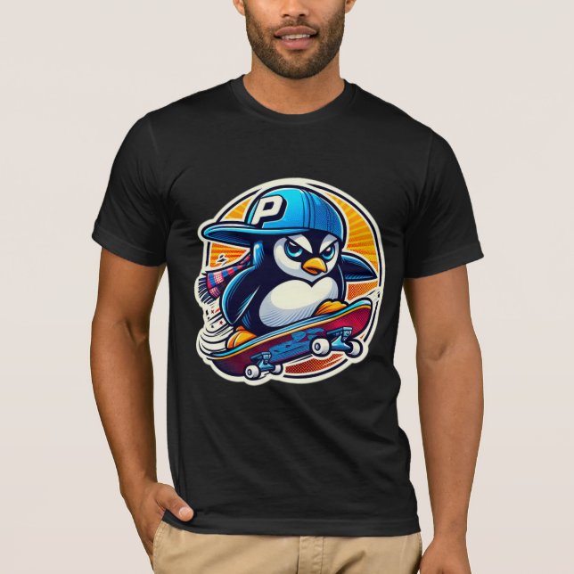 CAMISETA PENGUIN SKATEBOARDER 2 (Frente)