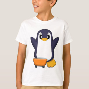 Camiseta Penguin Skater Skateboard Esportes