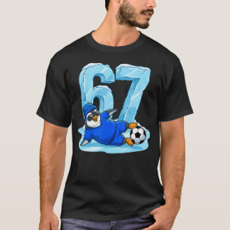 Camiseta Penguin Soccer 67 Ice Slide Funny Winter Sports