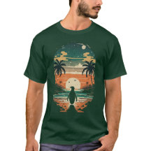 Camiseta Penguin Sunset Paradise