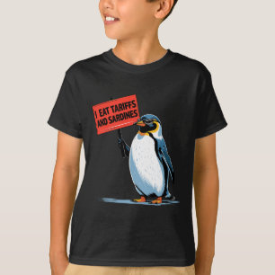Camiseta Penguin Tarifado Engraçado Eu Comi Tarifas E Sardi