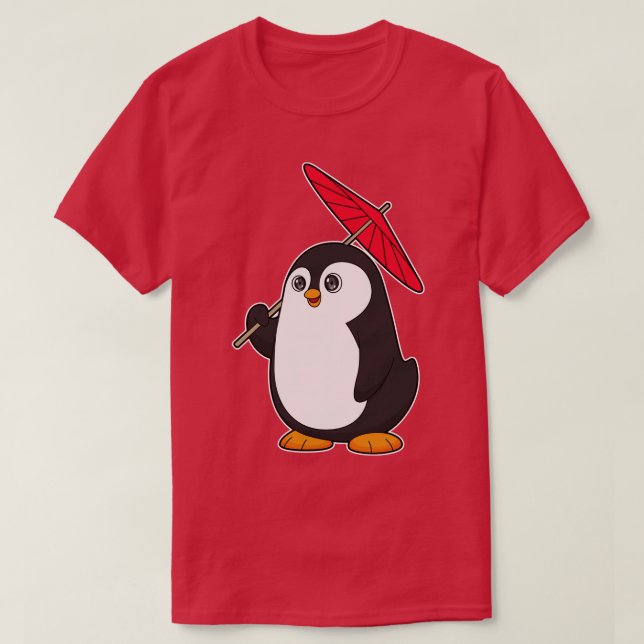 Camiseta Penguin Umbrella (Frente do Design)