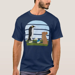 Camiseta Penguird Bunny Primavera Birdwatcher Animal Biolo