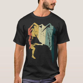 Camiseta Penhasco de escalada em rocha família