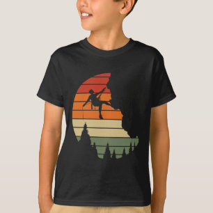 Camiseta Penhasco Retro Climada de Rocha Montanhista Montan