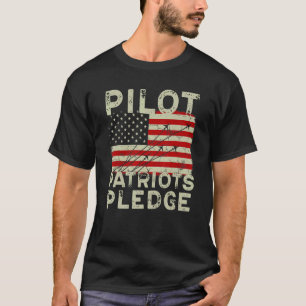 Camiseta Penhor de Patriotas Vintage American Flag