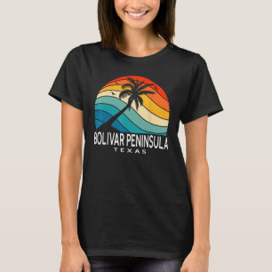 Camiseta Península Bolivar Texas Palm Tropical Beach Palm T