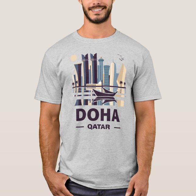 Camiseta Península da Arábia Saudita de Doha (Frente)