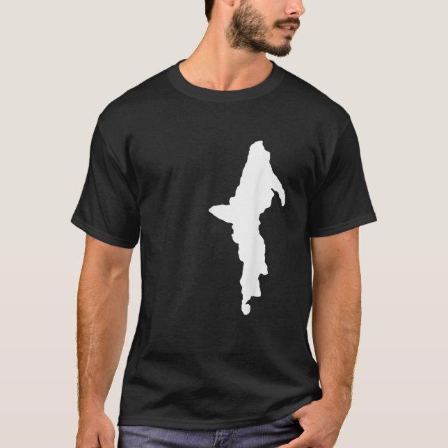 Camiseta Península Superior de Michigan White (Frente)