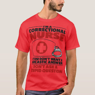 Camiseta Penitenciária de Enfermagem Corretiva
