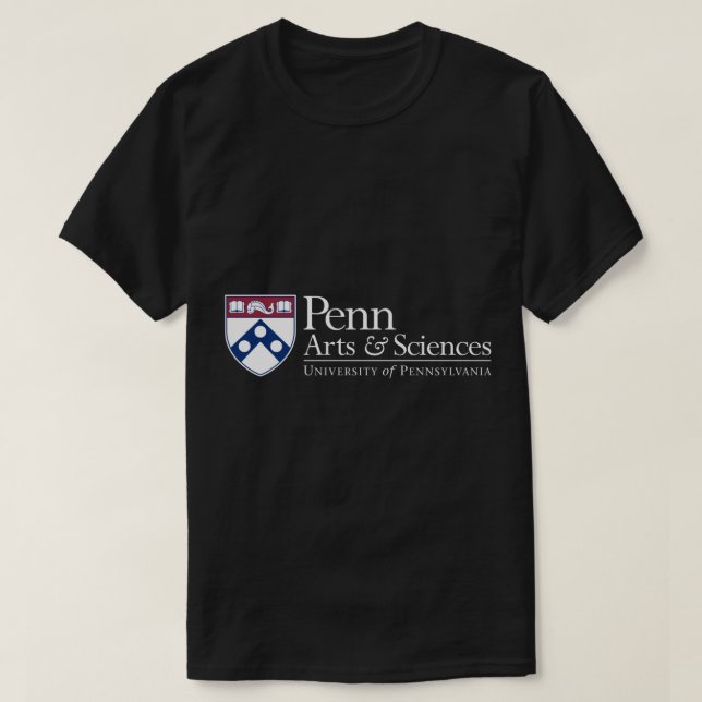Camiseta Penn Quakers, Roupa da Escola de Artes e Ciência M (Frente do Design)