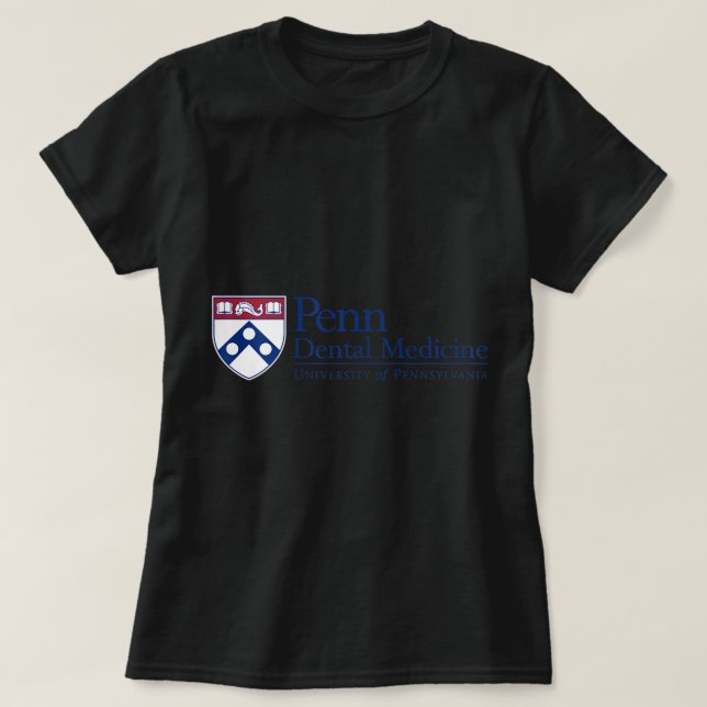 Camiseta Penn Quakers, Roupa da Faculdade de Medicina Denta (Frente do Design)