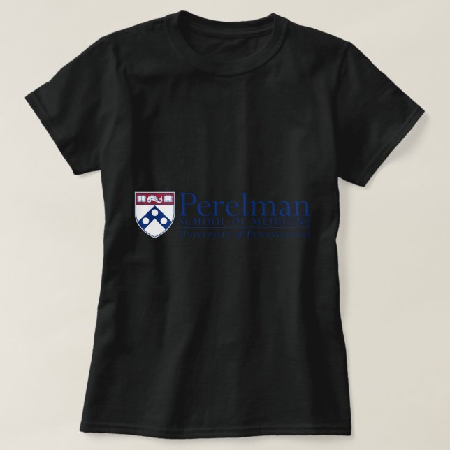 Camiseta Penn Quakers, Roupa Perelman School of Medi (Frente do Design)