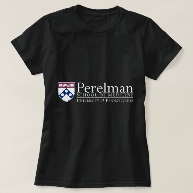 Camiseta Penn Quakers, Roupa Perelman School of Medi (Frente do Design)