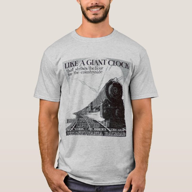 Camiseta Pennsylvania Railroad Broadway Limited 1929  (Frente)