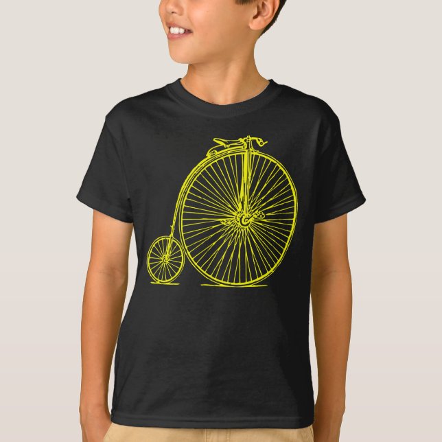 Camiseta Penny Farthing - Amarelo (Frente)