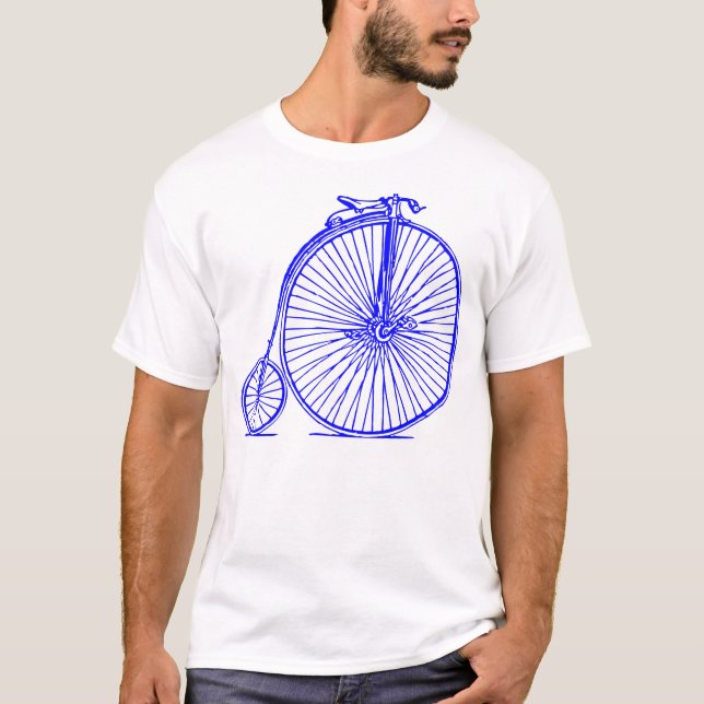 Camiseta Penny Farthing - Azul (Frente)