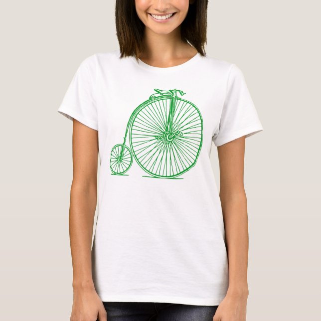 Camiseta Penny Farthing - Grass Green (Frente)