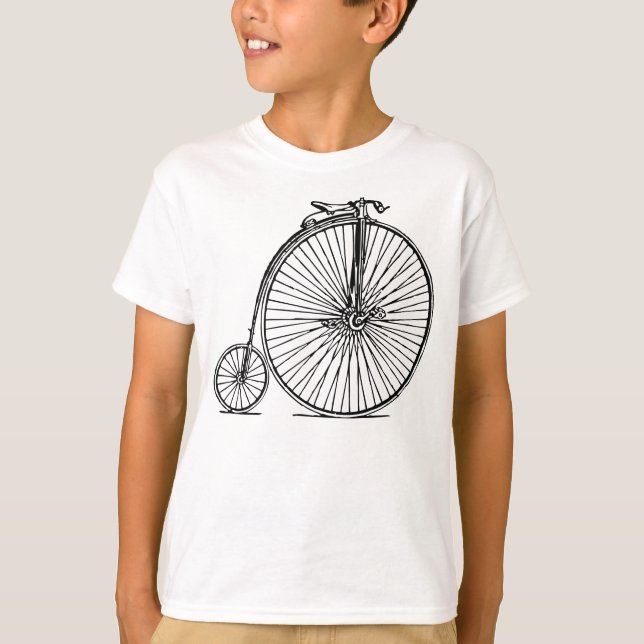 Camiseta Penny Farthing - Preto (Frente)