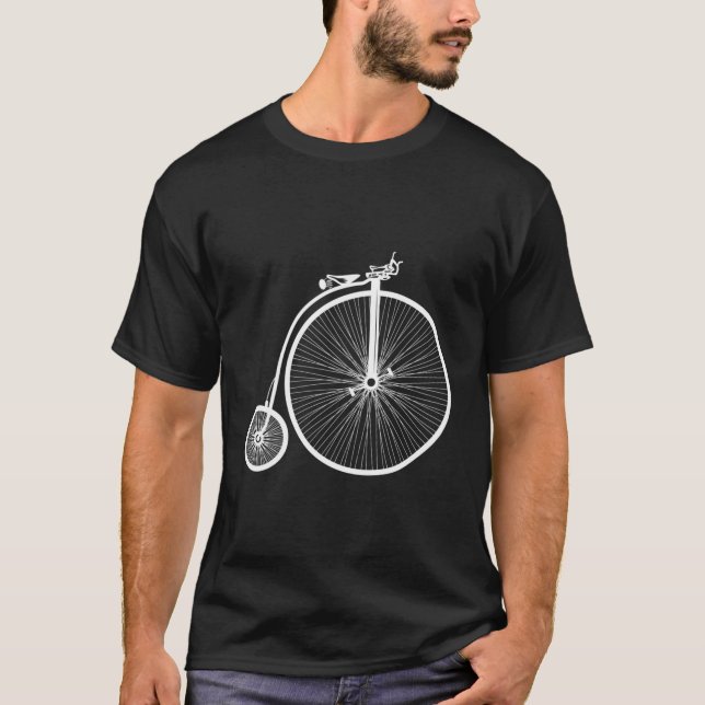 Camiseta Penny Farthing Retro (Frente)