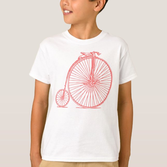Camiseta Penny Farthing - Rosa Tropical (Frente)