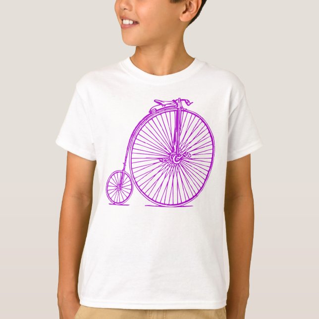 Camiseta Penny Farthing - Roxo (Frente)