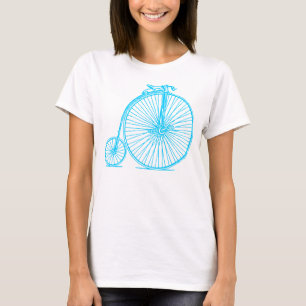 Camiseta Penny Farthing - Sky Blue