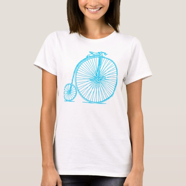 Camiseta Penny Farthing - Sky Blue (Frente)