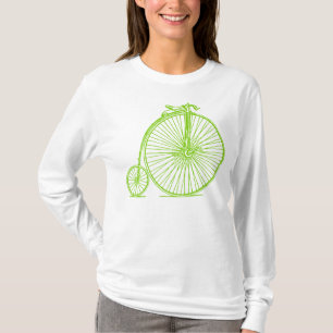 Camiseta Penny Farthing - Verde marciano