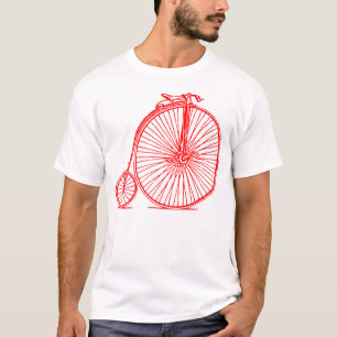 Camiseta Penny Farthing - Vermelho