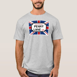 Camiseta Penny Lane Street Sign with Union Jack