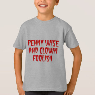Camiseta Penny Wise e Palhaço tolo