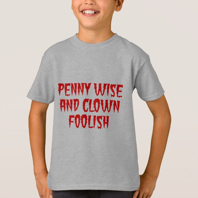 Camiseta Penny Wise e Palhaço tolo (Frente)