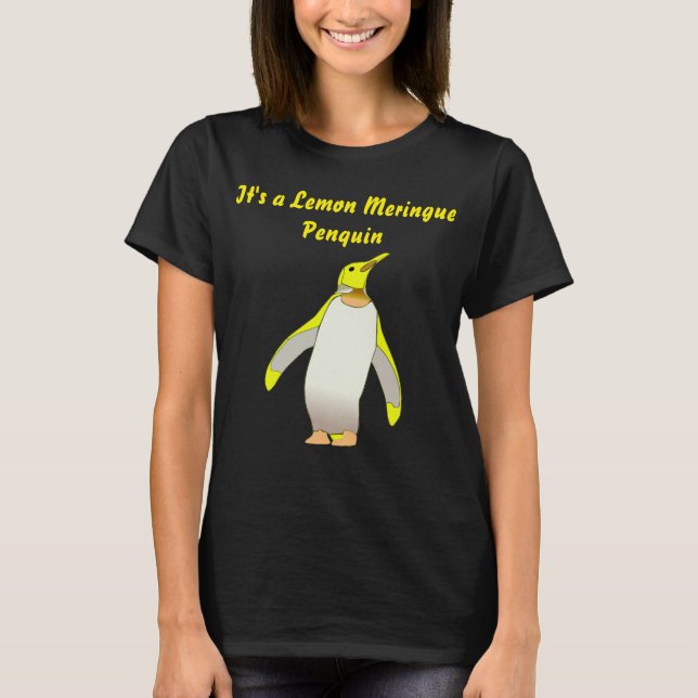 Camiseta Penquin Merinque Birds e sobremesas se juntam (Frente)