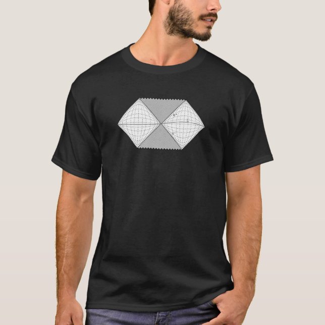 Camiseta Penrose diagram cool physics diagram for physicist (Frente)