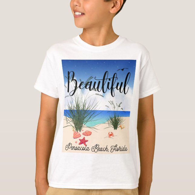 Camiseta Pensacola Beach Florida (Linda) (Frente)