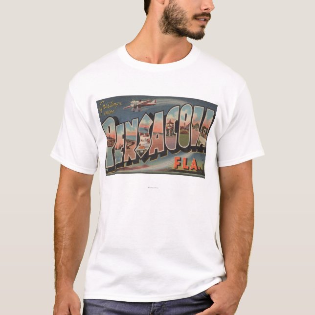 Camiseta Pensacola, Florida (aviões) (Frente)