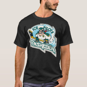 Camiseta Pensacola Ice Pilots Retro Defunct Ice Hockey Esse